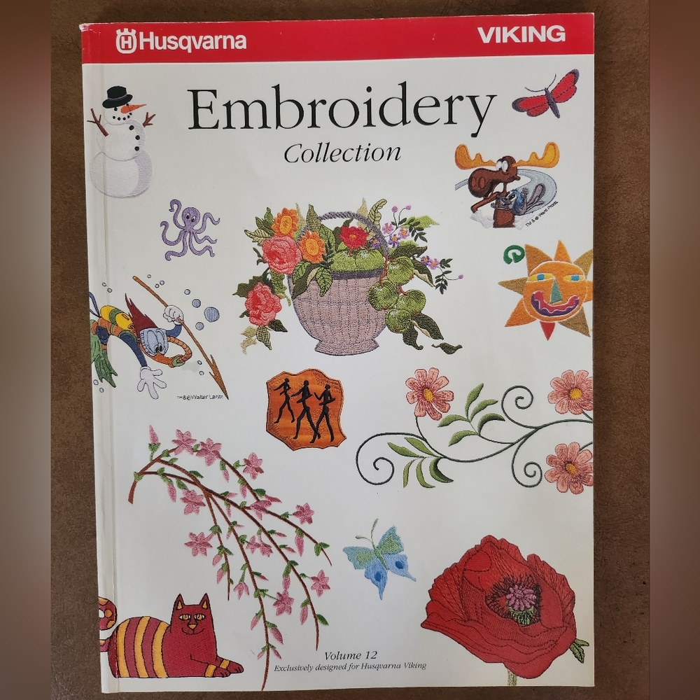 Husqvarna Viking Embroidery Collection Book 2002